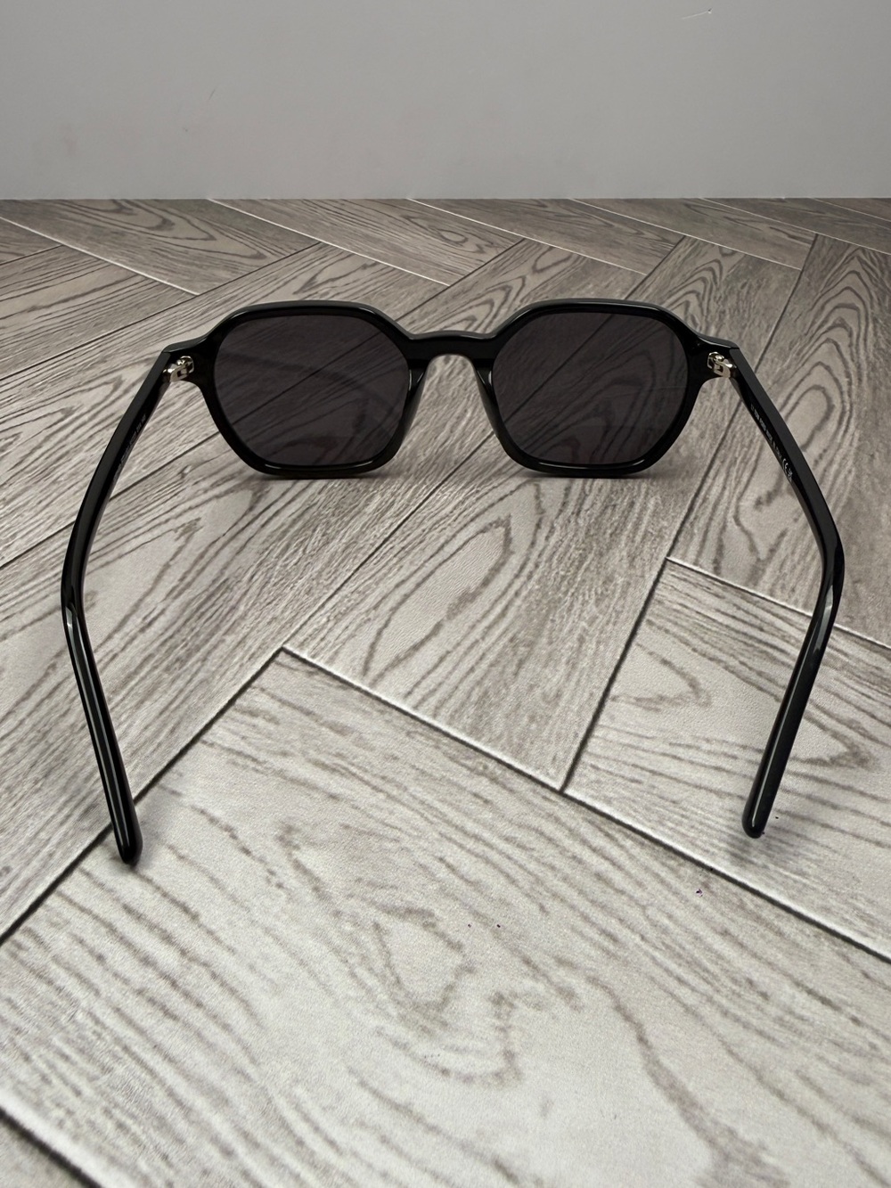 Tom Ford Black Slim Rectangular Men’s Sunglasses - Picture 4 of 7